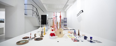 Friedrich von Borries, Matthias Böttger, Florian Heilmeyer: Fernsehtürme – 8559 m Architektur und Politik – Blick in die Ausstellung