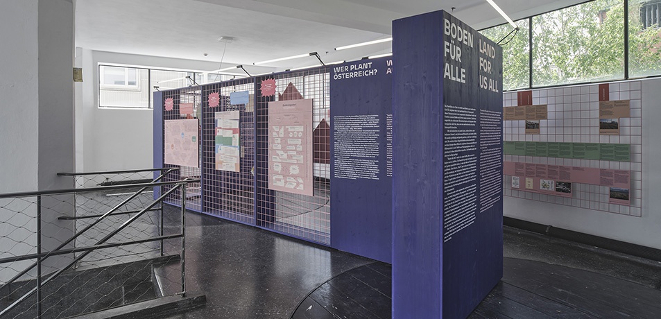 Blick in die Ausstellung im aut – © Günter Richard Wett Blick in die Ausstellung im aut