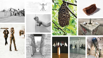 Auswahl der in der Ausstellung gezeigten Beiträge (Lacaton Vassal, Alexa Baumgartner, Dietmar Feichtinger, EOOS, Gerhard Mitterberger und Zita Oberfwalder, Sabine Jelinek, Lois Weinberger, Tony Fretton, Walter Niedermayr, Brigitte Kowanz und Hermann Czech)