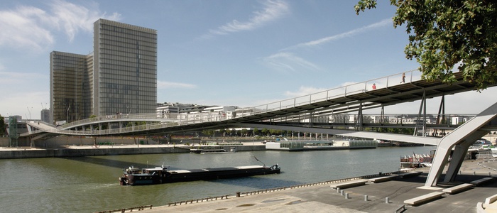 Passerelle Simone de Beauvoir, Paris, Bildnachweis: © David Boureau
