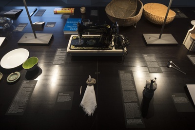 Blick in die Ausstellung "einfach alltäglich"