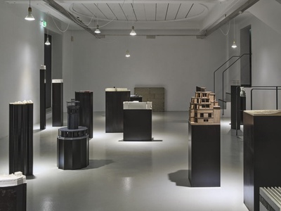 Blick in die Ausstellung - Modelle