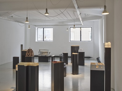 Blick in die Ausstellung – Modelle