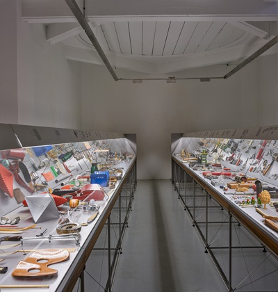 Blick in die Ausstellung "Franco Clivio: No Name Design" im aut