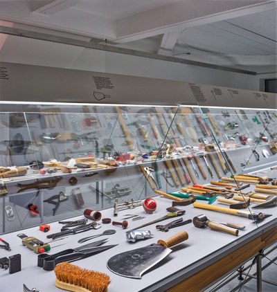 Blick in die Ausstellung "Franco Clivio: No Name Design" im aut