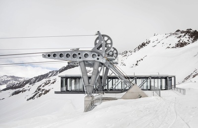 Falginjochbahn, Kaunertal, 2019 (Architektur: Baumschlager Hutter Partners)