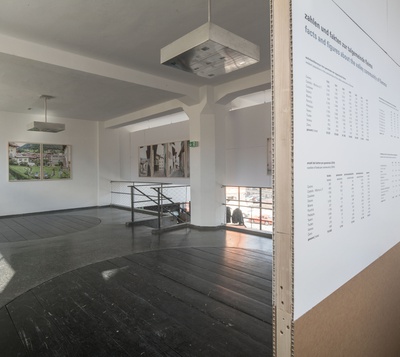 Blick in die Ausstellung "Walter Niedermayr: Koexistenzen" im aut