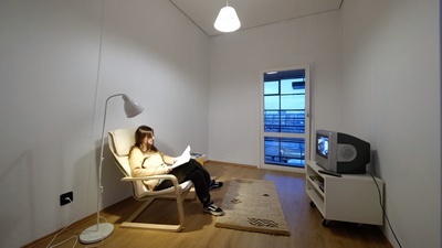 Numen / For Use: Collapsing Room, Installation im aut