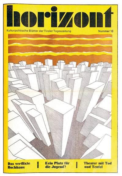 Cover Horizont 18/1974, gestaltet von Karl Pfeifle