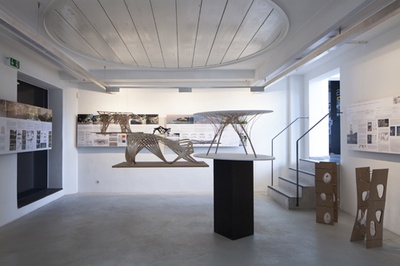 Blick in die Ausstellung "Potenziale 2" im aut