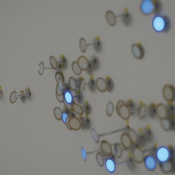 Rens Veltman, "walking dots", Lichtinstallation, Bildnachweis: © Rens Veltman