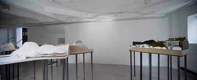 Blick in die Ausstellung "Wettbewerb Sternbrauerei Salzburg"