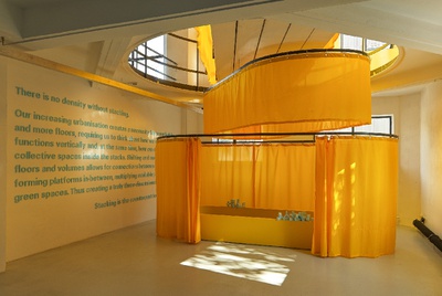 Blick in die Ausstellung "Architecture Speaks: The Language of MVRDV"