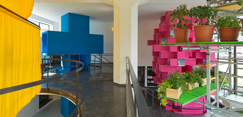 Blick in die Ausstellung "Architecture Speaks: The Language of MVRDV" – © Günter Richard Wett Blick in die Ausstellung "Architecture Speaks: The Language of MVRDV"