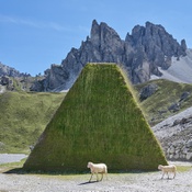 Schutzdamm und Speichersee, Axamer Lizum