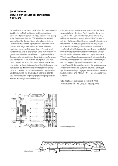 Einführungsseite Schule der Ursulinen