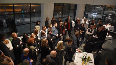 Abendessen mit Partnern und Sponsoren im aut am 24. Feber 2018