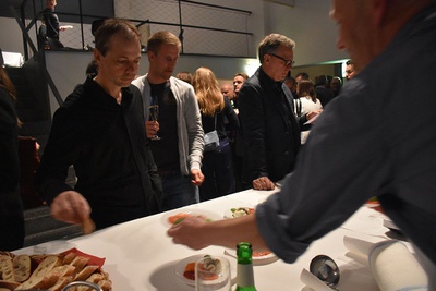 Abendessen mit Partnern und Sponsoren im aut am 24. Feber 2018