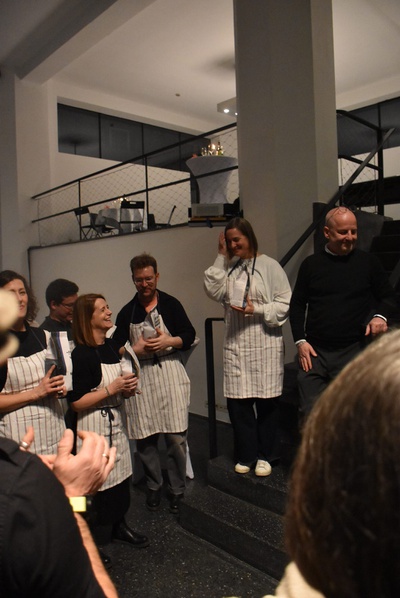 Abendessen mit Partnern, Sponsoren und Förderern im aut am 5. Feber 2023