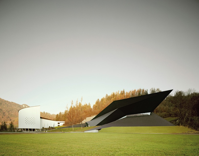 Auszeichnung des Landes Tirol für Neues Bauen 2014: Festspielhaus der Tiroler Festspiele Erl, 2007 – 2012 (Architektur: Delugan Meissl Associated Architects)