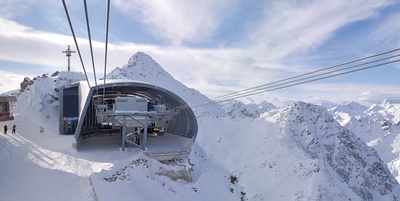 Anerkennung des Landes Tirol für Neues Bauen 2012: Gaislachkoglbahn, Sölden, 2008–2010 (Architektur: obermoser arch-omo zt gmbh)