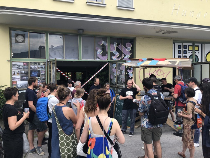 Fahrradtour "Wiederbelebung räumlicher Strukturen für kulturelles Treibe" im Rahmen der Architekturtage 2024