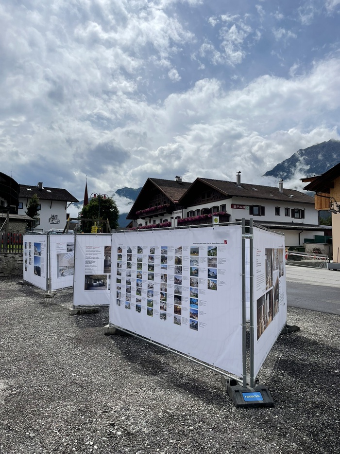 Ausstellung "Neues Bauen in Tirol 2022" in Mieders