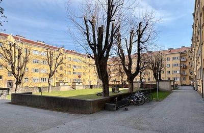 Theodor Prachensky, Pembaurblock (Pembaurstr., Amthorstr., Pestalozzistr.), 1926 – 1927