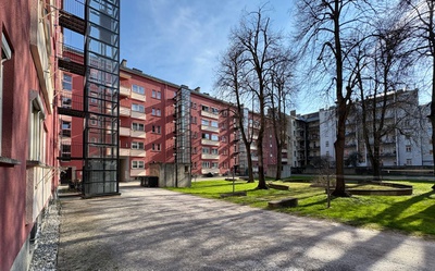 Theodor Prachensky, Sennblock (Sennstr., Verdroßstr., Gutenbergstr.), 1930-1932