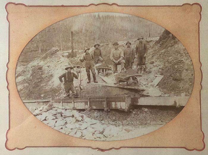 Goldschürfer, historische Aufnahme