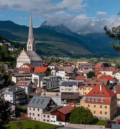 Blick auf die Oberstadt von Imst
