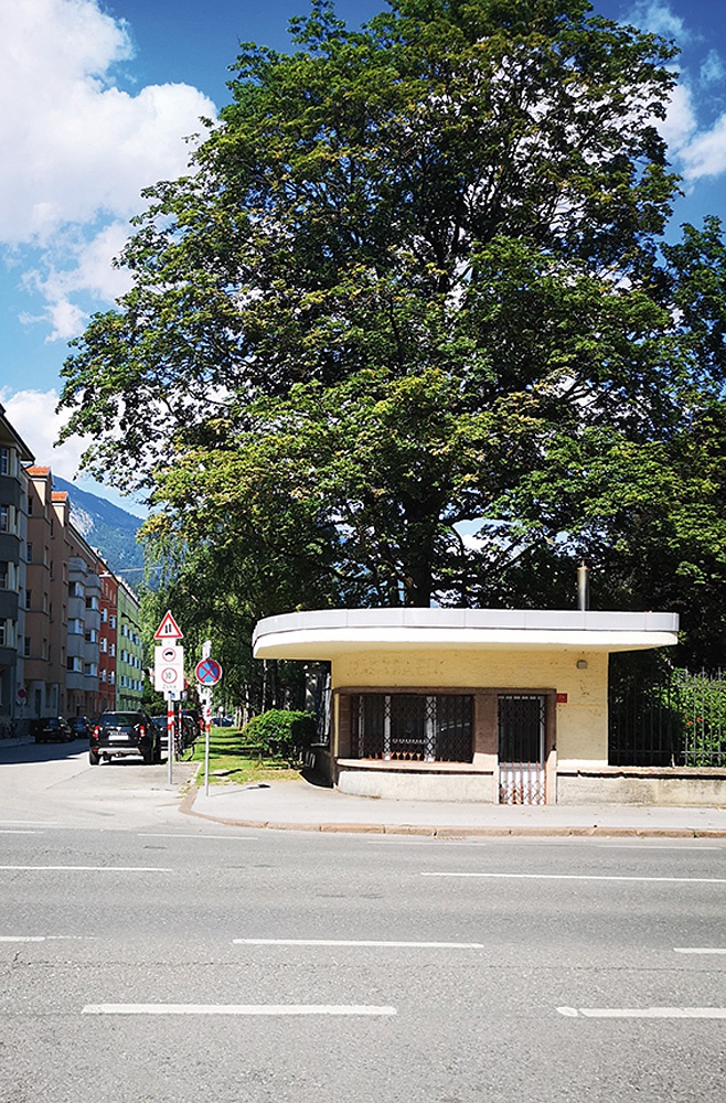 Leerstehender Kiosk, Innsbruck