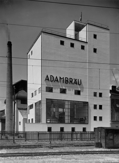 Adambräu-Sudhaus, historische Ansicht um 1930