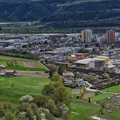 Blick von Arzl auf Innsbruck