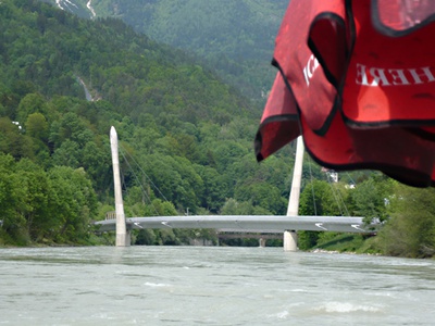 Architektur in Bewegung – Die Stadt vom Inn. Eine Flossfahrt der anderen Art Foto © aut. architektur und tirol