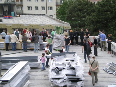 Architektur in Bewegung – Des Bürgers Garten. Führung durch den "Bürgergarten" mit Johann Obermoser Foto © aut. architektur und tirol