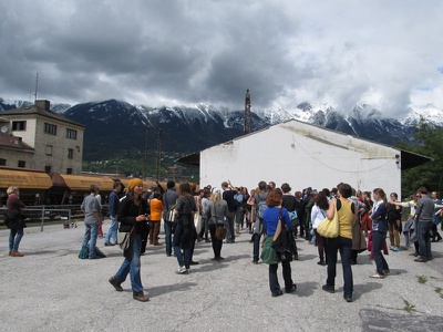 Einer der Höhepunkte – die Brachen- und Leerstandstour „Aus dem Blick“