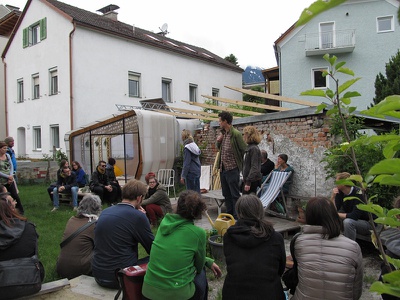 Einer der Höhepunkte – die Brachen- und Leerstandstour „Aus dem Blick“