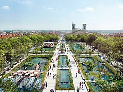 Place Napoléon, La Roche-sur-Yon / © Alexandre Chemetoff & Associé Place Napoléon, La Roche-sur-Yon / © Alexandre Chemetoff & Associé