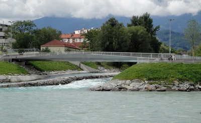 Tiflisbrücke an der Sillmündung, Innsbruck – © Thomas Sigl Tiflisbrücke an der Sillmündung, Innsbruck