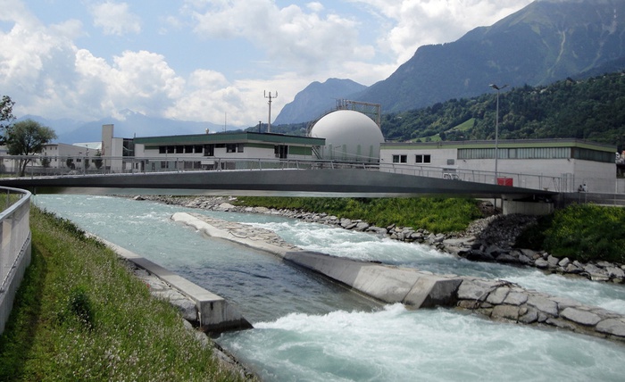 Tiflisbrücke an der Sillmündung, Innsbruck