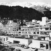 Atelier Mühlau (Andreas Egger, Hanno Schlögl, Heinz Pedrini), Terrassenhaus Sonnleitn, Innsbruck, 1972 – 75