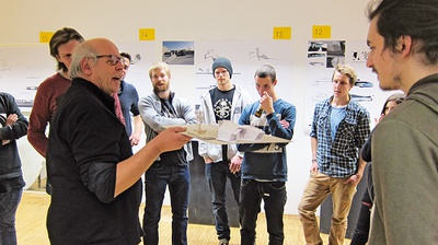 Im Herbst 2014 wird die weitere Entwurfsarbeit im Rahmen einer Bachelorarbeit Studierenden des ./studio3  übernommen.